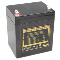 Аккумулятор LiFePO4 12v6Ah 180w max пластик М